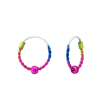 13mm Children's Sterling Silver Hoops