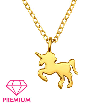 Children's Silver Unicorn Necklace