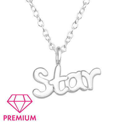 Children's Silver ''Star'' Necklace