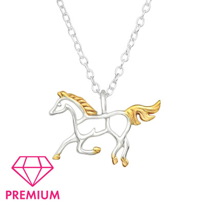 Horse Children's Sterling Silver Necklace