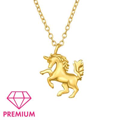Unicorn Children's Sterling Silver Necklace