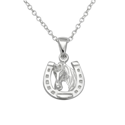 Horseshoe Children's Sterling Silver Necklace