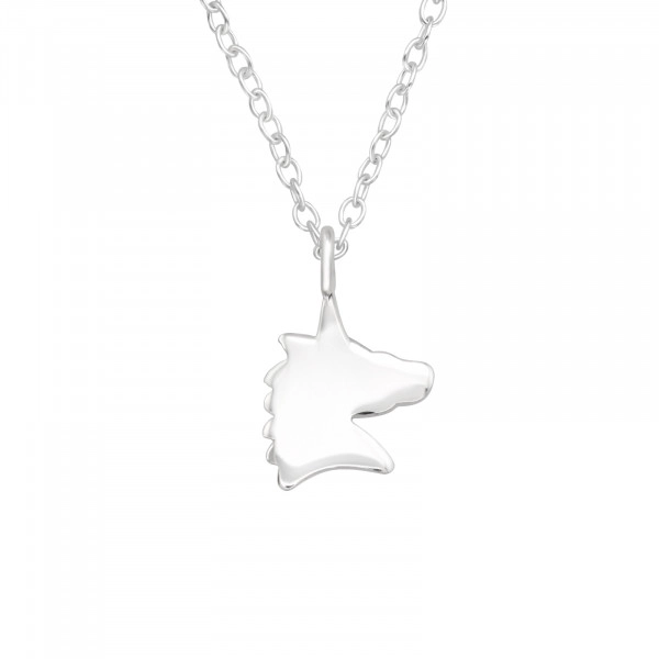 Children's Sterling Silver Colourful Unicorn Necklace – Melchior Jewellery
