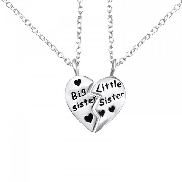 Big Sis Little Sis Necklaces | Sister Necklaces for Two – itsThoughtful