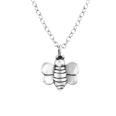 Bee Children's Sterling Silver Necklace