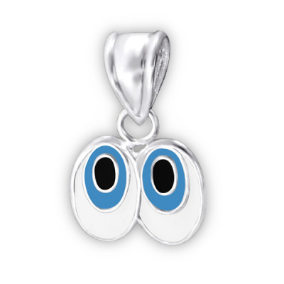 Eye Children's Sterling Silver Pendant