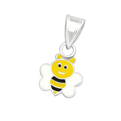 Children's Silver Bee Pendant