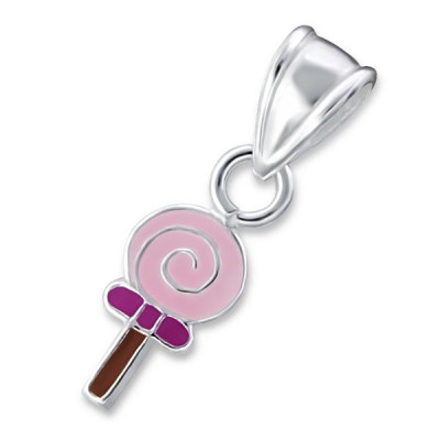 Lollipop Children's Sterling Silver Pendant