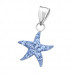 Children's Silver Star Pendant with Crystal