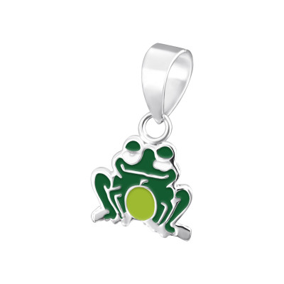 Frog Children's Sterling Silver Pendant