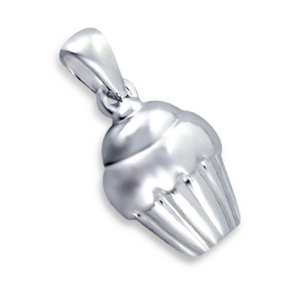 3D Cake Children's Sterling Silver Pendant