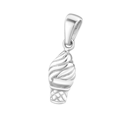 Children's Silver Ice-Cream Pendant