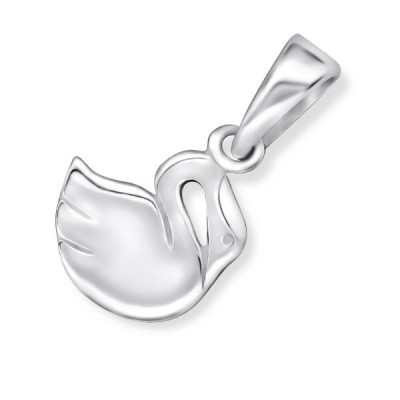 Swan Children's Sterling Silver Pendant