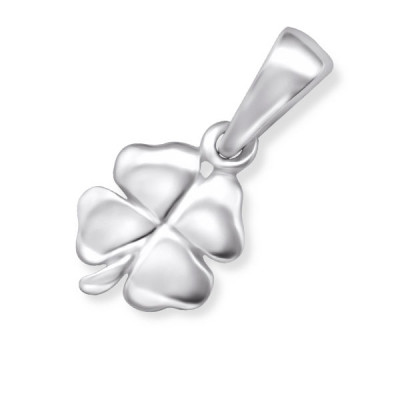 Children's Silver Lucky Clover Pendant