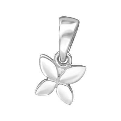 Children's Silver Butterfly Pendant