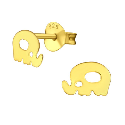 Elephant Children's Sterling Silver Ear Studs