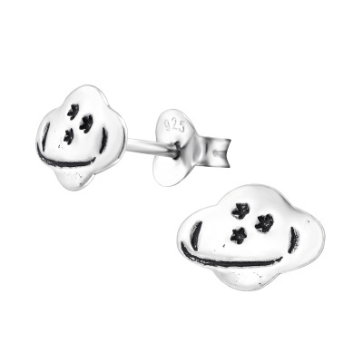 Saturn Children's Sterling Silver Ear Studs