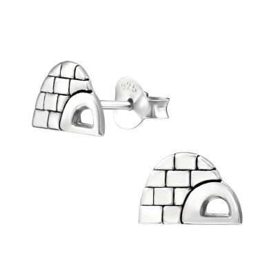 Children's Silver Iglo Ear Studs