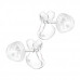 Premium Children's Silver Bell Ear Studs with Epoxy