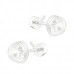 Premium Children's Silver Bird Ear Studs with Epoxy