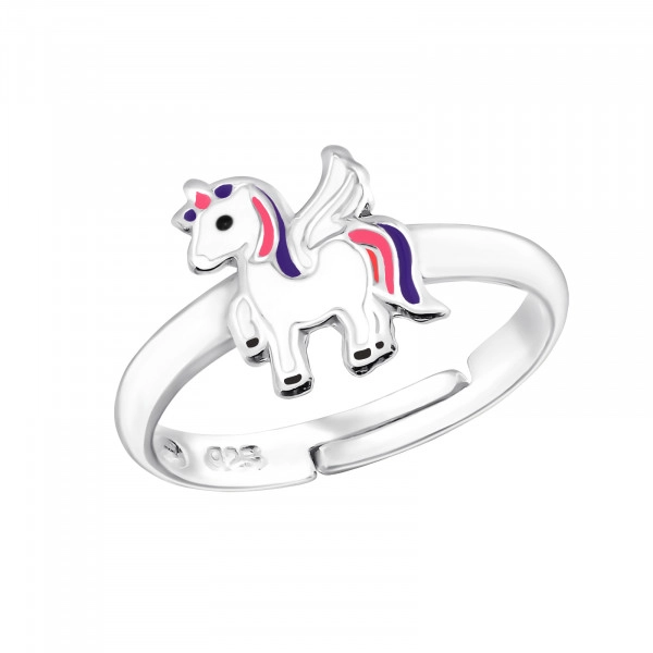 MADAOGO Unicorn Jewelry for Girls Gifts for Granddaughter Adjustable  Unicorn Ring Gifts Silver Tone Rainbow Unicorn