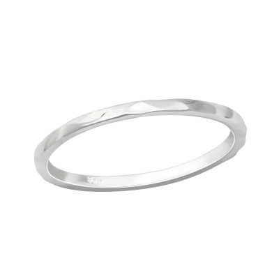 Hammered Children's Sterling Silver Ring