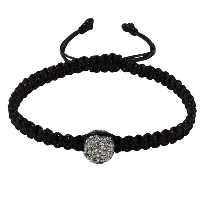 Black and Silver Fashion Jewelry Bracelet and Necklace