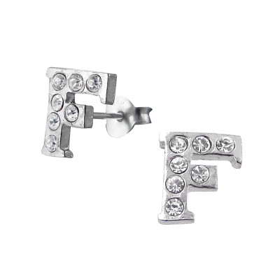 Initial F Fashion Jewelry Earrings and Studs