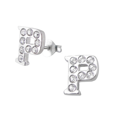 Initial P Fashion Jewelry Earrings and Studs