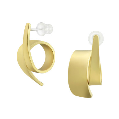 Fashion Jewelry Rolled Ear Studs