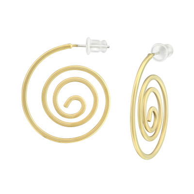 Fashion Jewelry Spiral Ear Studs