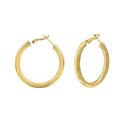 Rough Hoop Fashion Jewelry Earrings and Studs
