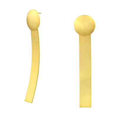 Fashion Jewelry Ear Studs with Hanging Bar 