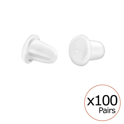 Rubber Backs for Ear Studs and Earrings