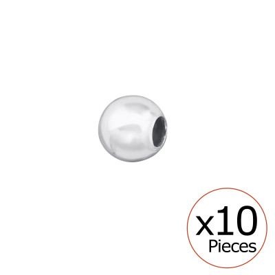 3mm Ball Bead Sterling Silver Finding