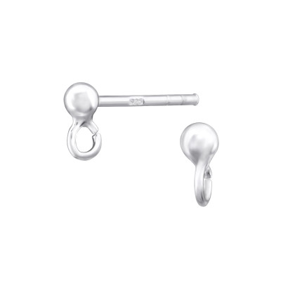 2.5Mm Ball Sterling Silver Finding