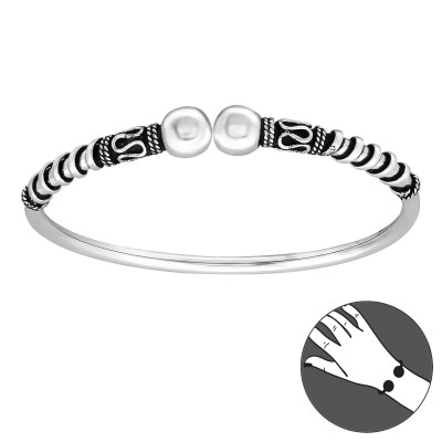 Silver Bali Bangle