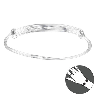 Silver Stackable Bangle