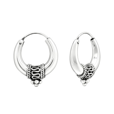 Silver 20mm Bail Hoops