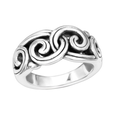 Silver Wave Ring