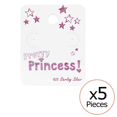 Pretty Princess Ear Studs Cards