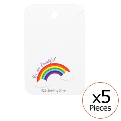 Rainbow Necklaces Cards