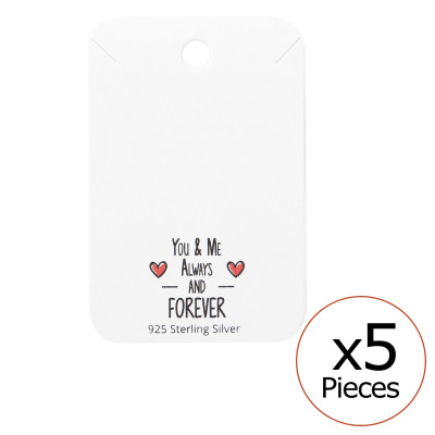 You & Me Forever Necklaces Cards