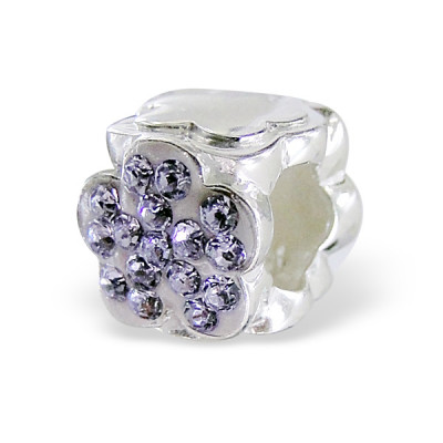 Flower Sterling Silver Bead