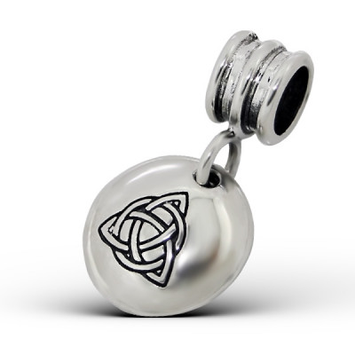 Triquetra Sterling Silver Bead