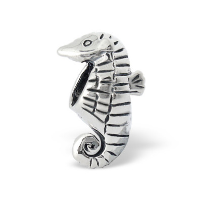 Seahorse Sterling Silver Bead