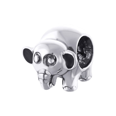 Elephant Sterling Silver Bead