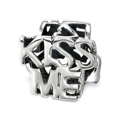 Kiss Me Sterling Silver Bead