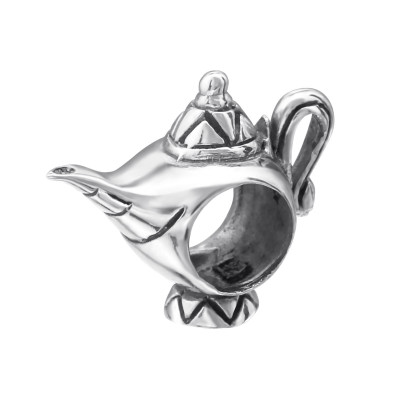 Silver Aladdin Lamp Bead