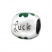 Luck Sterling Silver Bead with Epoxy